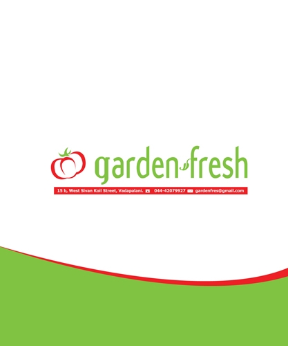 Garden Fresh Grocery shop Bag Design